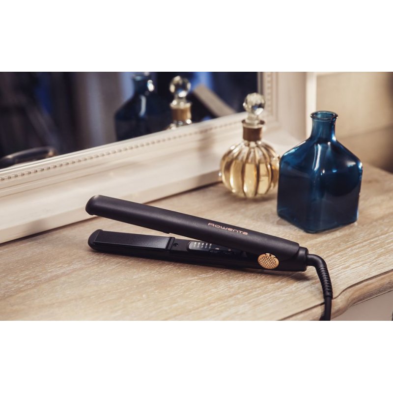 Rowenta Ultimate Experience SF8210F0 hair styling tool Straightening iron Warm Black, Copper 2.7 m