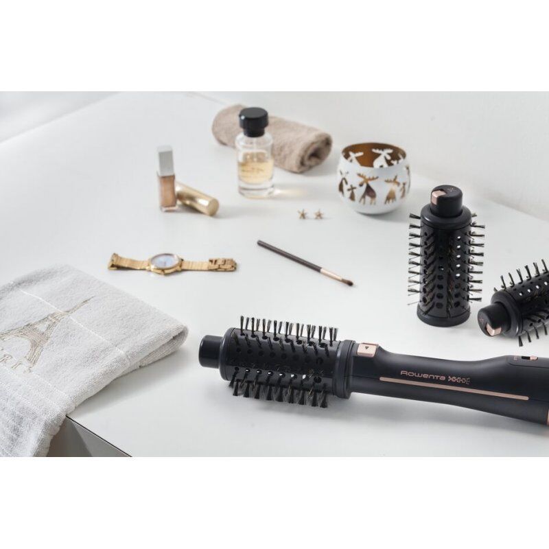 Rowenta Ultimate Experience CF9620F0 hair styling tool Hot air brush Warm Black, Copper 750 W