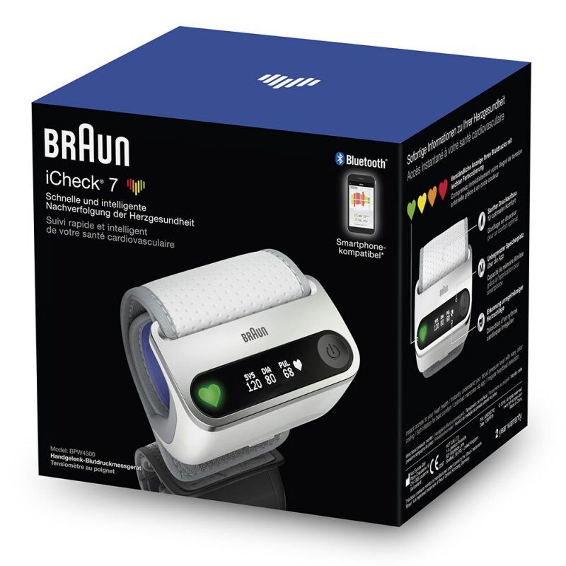 Braun iCheck 7 Poignet Automatique 1 utilisateur(s)