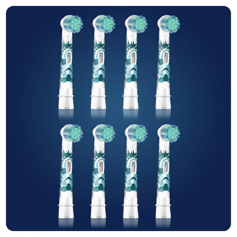 Oral-B Kids 81748450 toothbrush head 8 pc(s) Multicolour