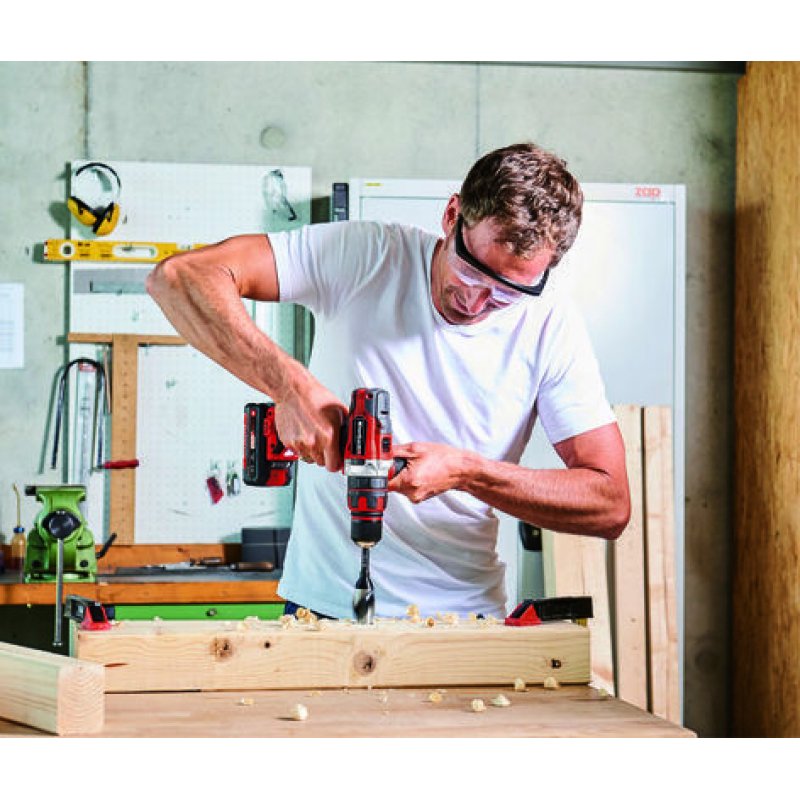 Einhell TE-CD 18/48 Li-i 1500 RPM 1.5 kg Black, Red