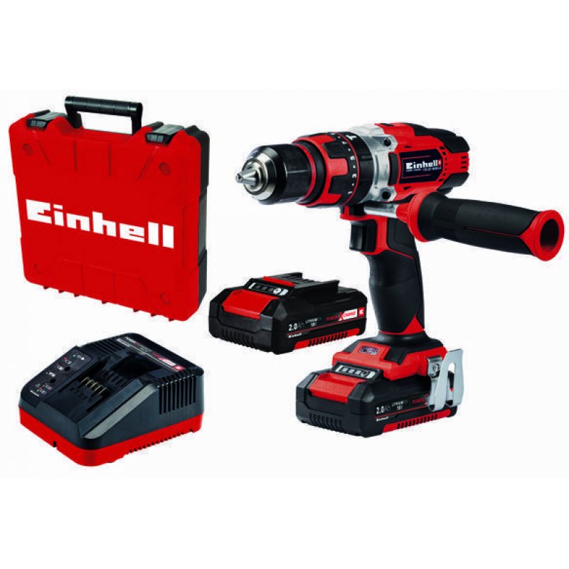 Einhell TE-CD 18/48 Li-i 1500 tr/min 1,5 kg Noir, Rouge