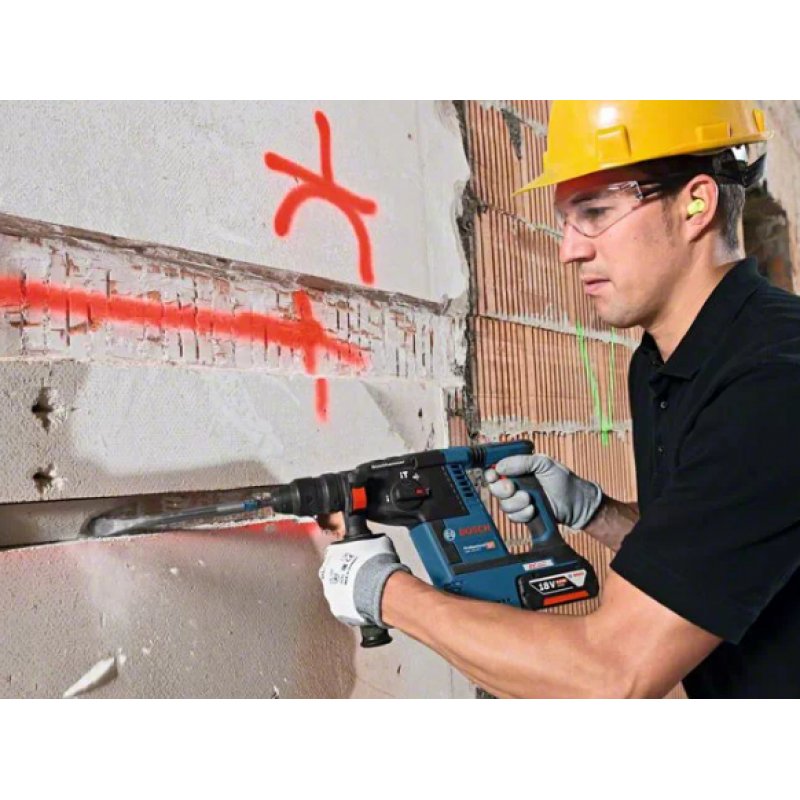 Bosch GBH 18V-26 F Bohrh 2x5.5Ah,GAL1880 | 061191000G