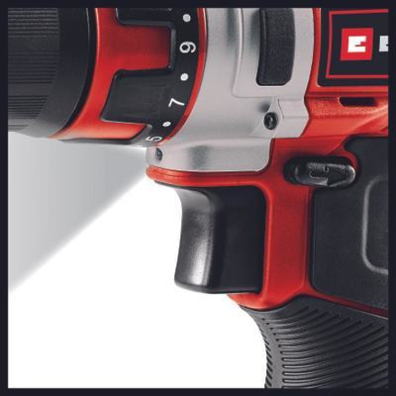 Einhell TE-CD 12/1 Li +22+CL (2x2.0Ah) Noir, Métallique, Rouge