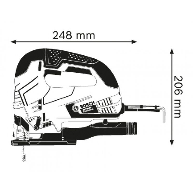 Bosch Elektrowerkzeuge power jigsaw 650 W 2.6 kg