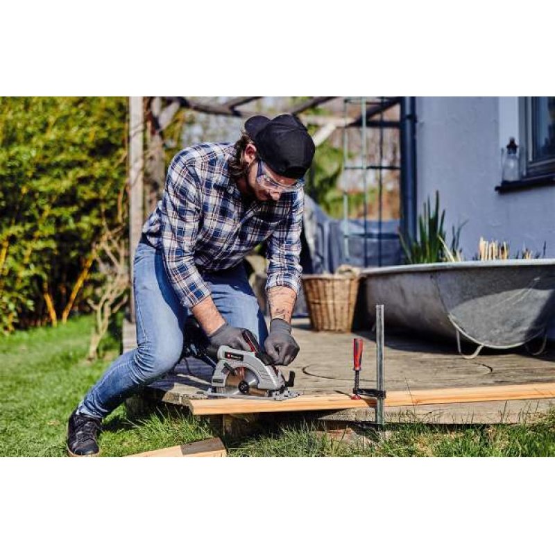 Einhell 4331210 scie circulaire portative 19 cm Noir, Rouge 3800 tr/min