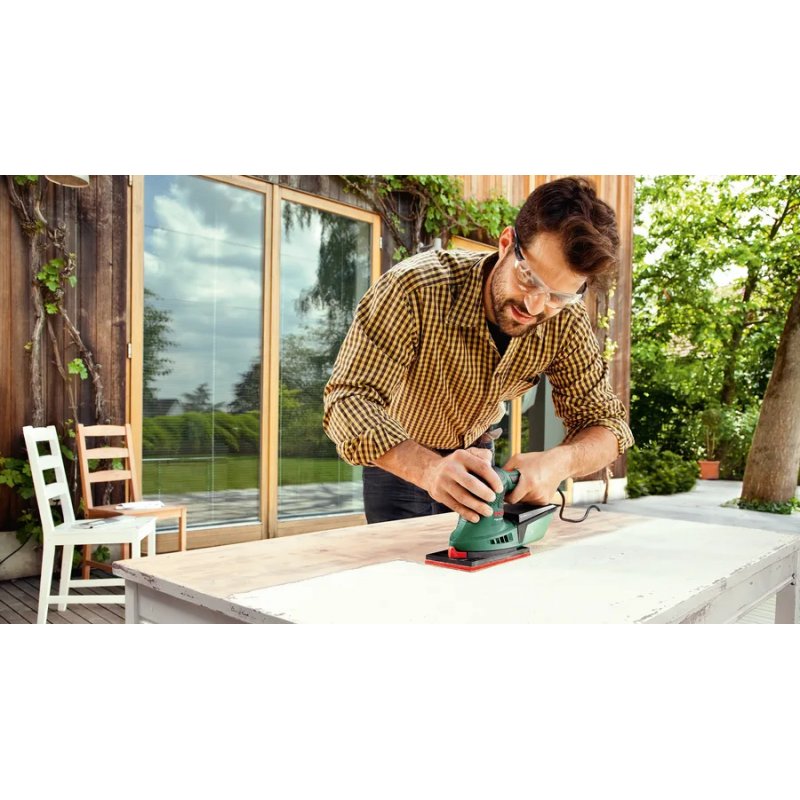 Bosch PSM 200 AES Ponceuse multi usages 26000 tr/min Noir, Vert 200 W