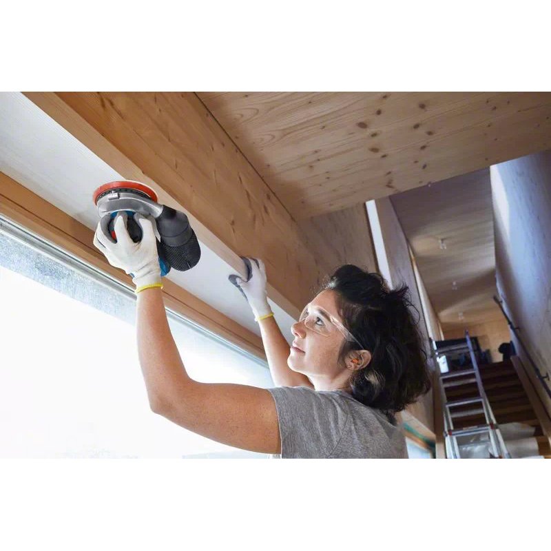 Bosch GEX 18V-125 PROFESSIONAL Ponceuse orbitale aléatoire 10000 tr/min 20000 OPM Noir, Bleu, Gris