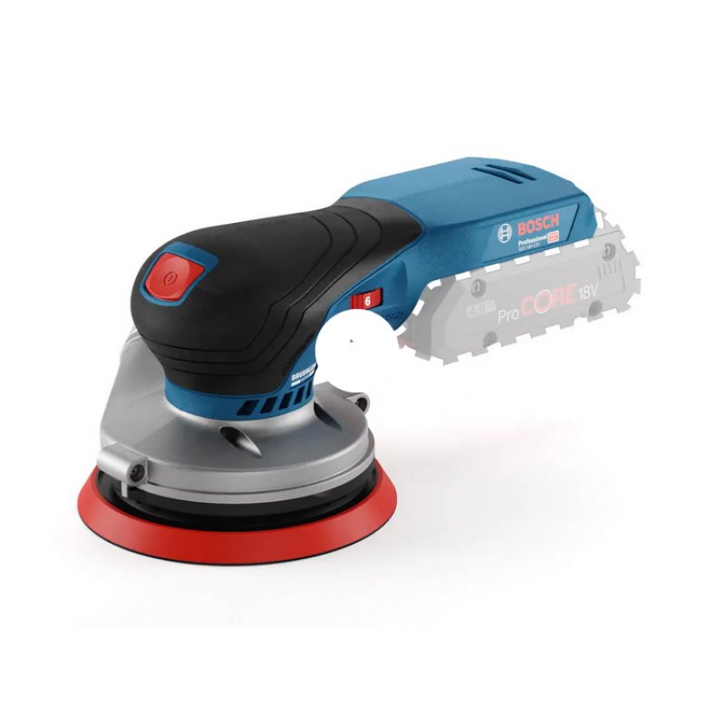 Bosch GEX 18V-125 Professional Random orbital sander 10000 RPM 20000 OPM Black, Blue, Grey, Red