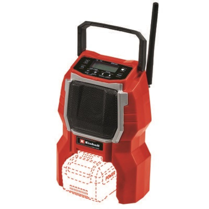 Einhell TC-RA 18 Li BT Portable Digital Black, Red
