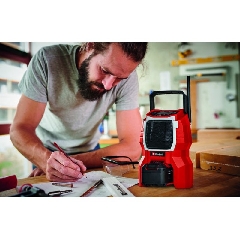 Einhell TC-RA 18 Li BT Portable Digital Black, Red