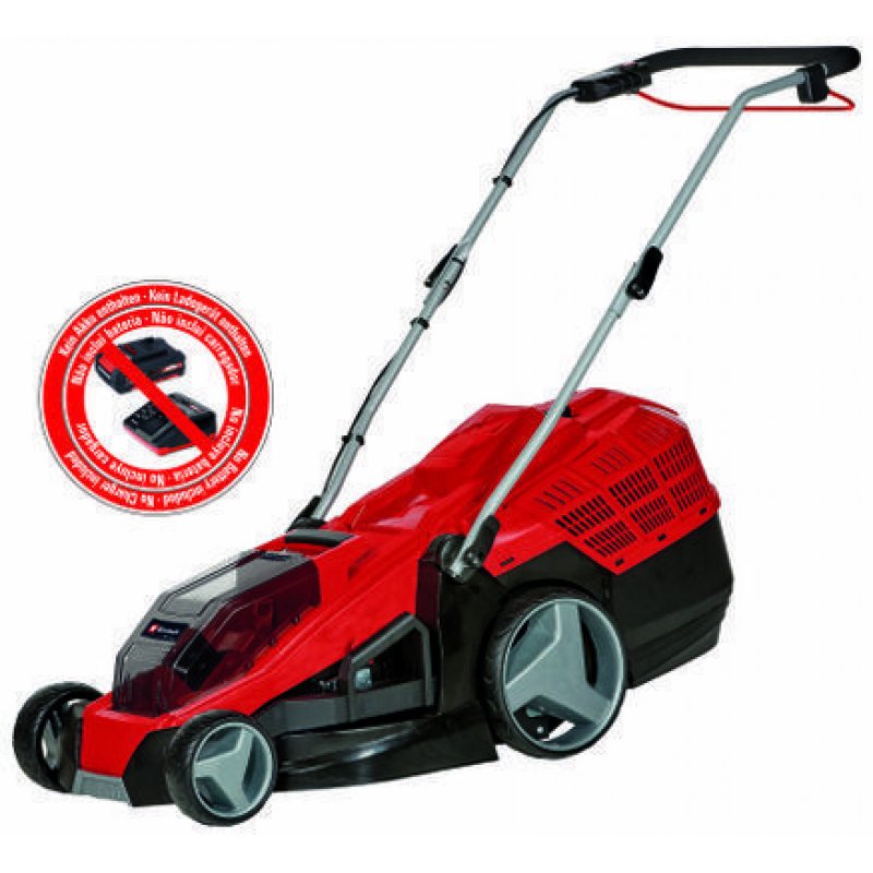 Einhell GE-CM 36/43 Li M-Solo tondeuse à gazon Tondeuse à gazon poussée Batterie Noir, Rouge