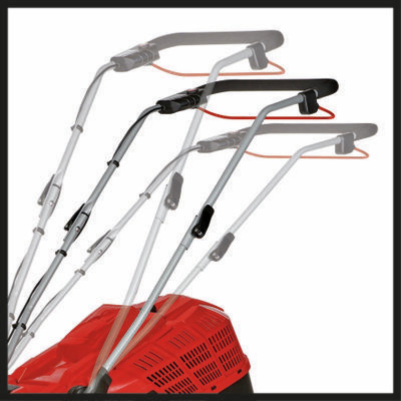 Einhell GE-CM 36/43 Li M-Solo tondeuse à gazon Tondeuse à gazon poussée Batterie Noir, Rouge