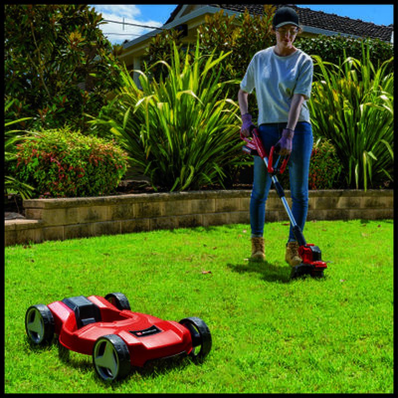 Einhell GE-CT 18/28 Li TC-Solo 28 cm Batterie Noir, Rouge