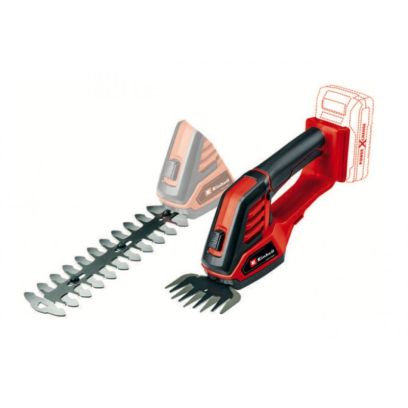 Einhell GE-CG 18/100 cordless grass shear 8 mm 18 V Lithium-Ion (Li-Ion) Black, Red