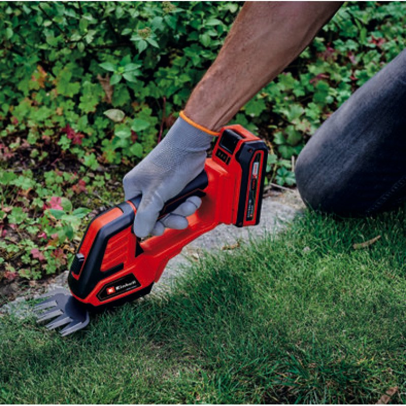 Einhell GE-CG 18/100 cordless grass shear 8 mm 18 V Lithium-Ion (Li-Ion) Black, Red