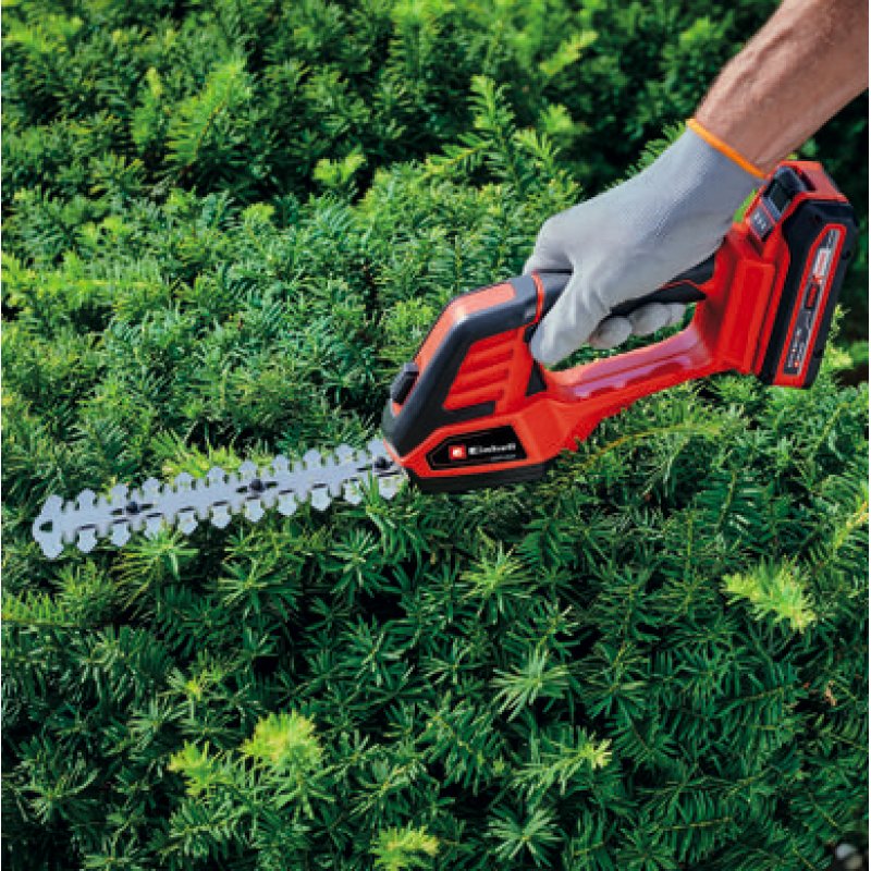 Einhell GE-CG 18/100 cordless grass shear 8 mm 18 V Lithium-Ion (Li-Ion) Black, Red