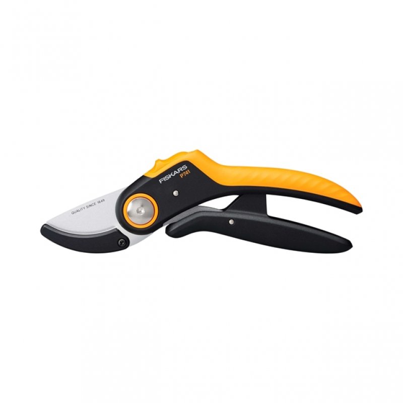 Fiskars Plus PowerLever sécateur Enclume Noir, Orange