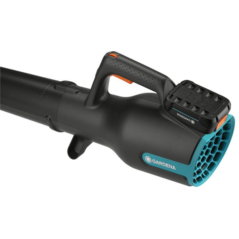 Gardena PowerJet 18V P4A souffleur de feuilles sans fil Noir, Bleu, Orange 19 V Lithium-Ion (Li-Ion)