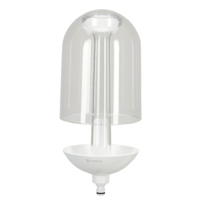 Gardena ClickUp! bird feeder Transparent, White Acrylic