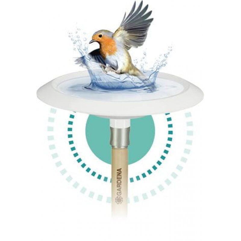 Gardena 11420-20 bird bath White