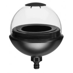 Gardena 11430-20 bougeoir Noir, Transparent