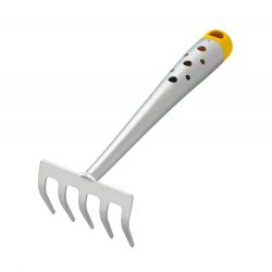 WOLF-Garten LJ-Z Garden rake Stainless steel, Yellow