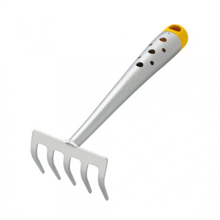 WOLF-Garten LJ-Z Garden rake Stainless steel, Yellow