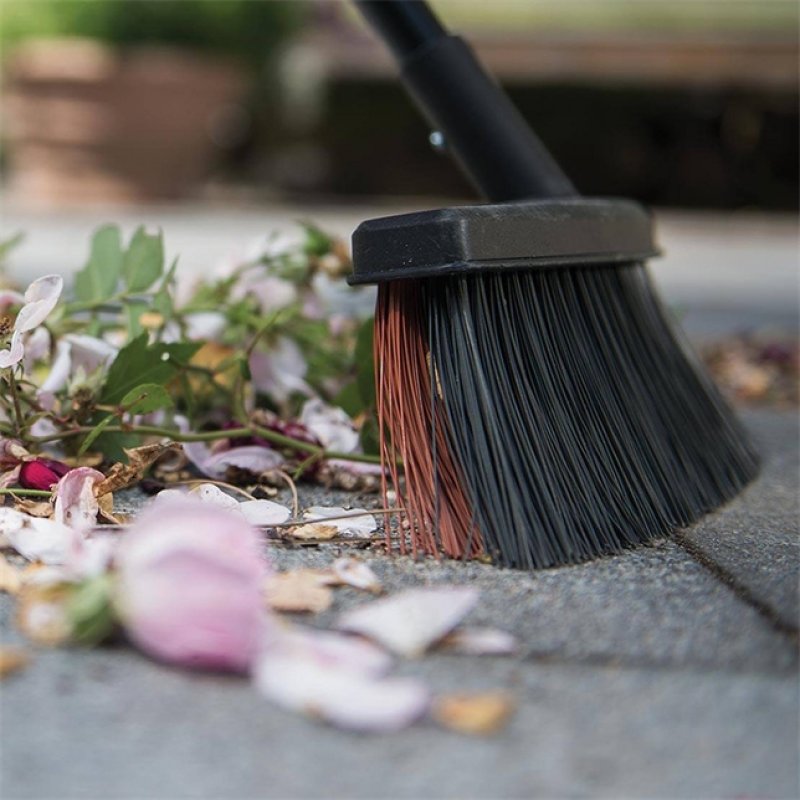 Fiskars 1025930 balai Extérieure Balai à poils souples / durs Noir, Orange