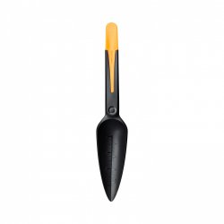Fiskars 1057641 pelle et pioche Transplantoir Noir, Marron