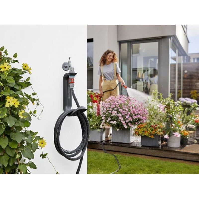 Gardena 18590-20 support pour tuyau Noir