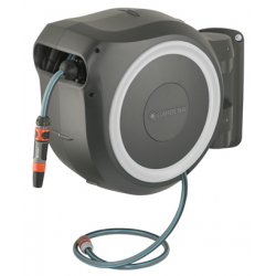 Gardena RollUp Wall-mounted reel Automatic Black, Grey