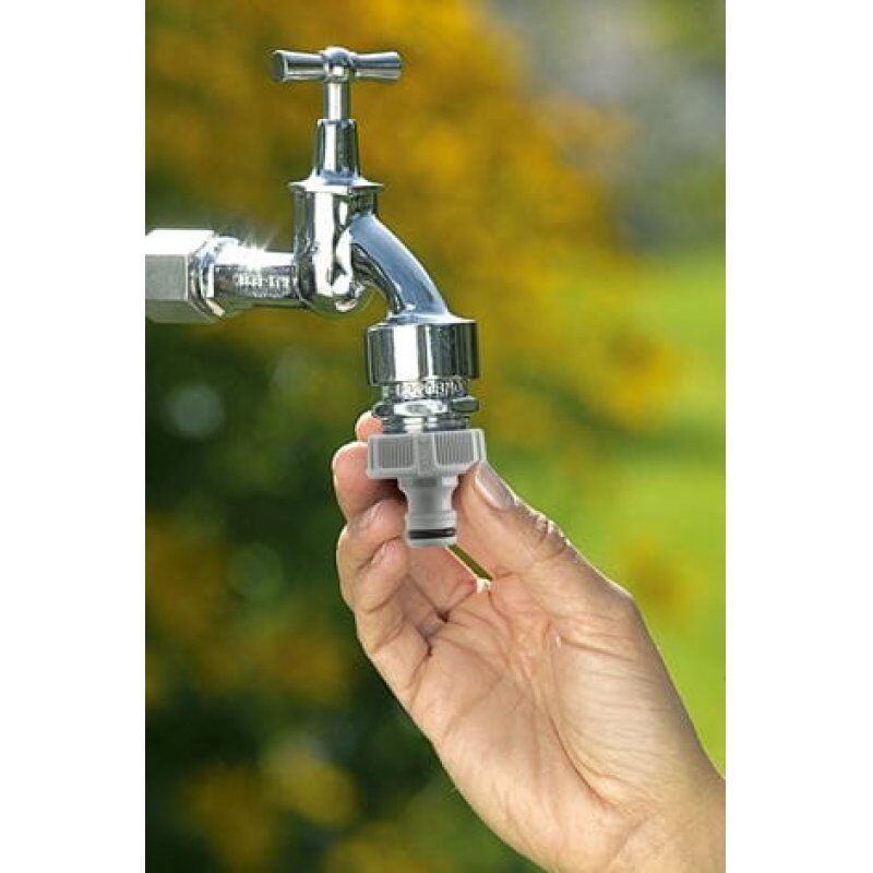 Gardena 18222-20 water hose fitting Tap connector Grey 1 pc(s)