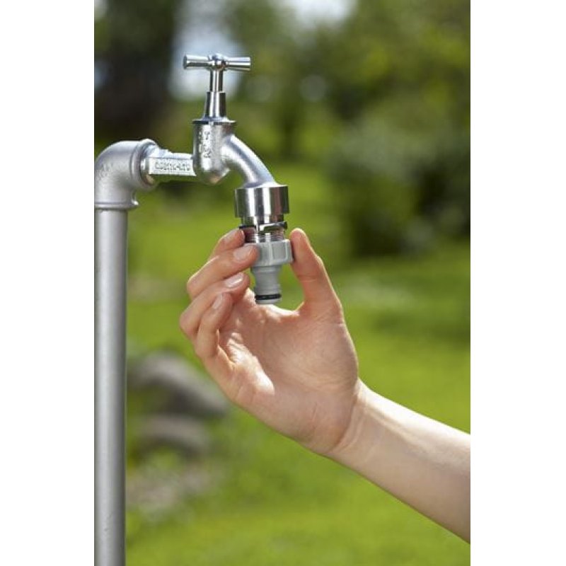 Gardena 18222-50 water hose fitting Tap connector Grey 1 pc(s)