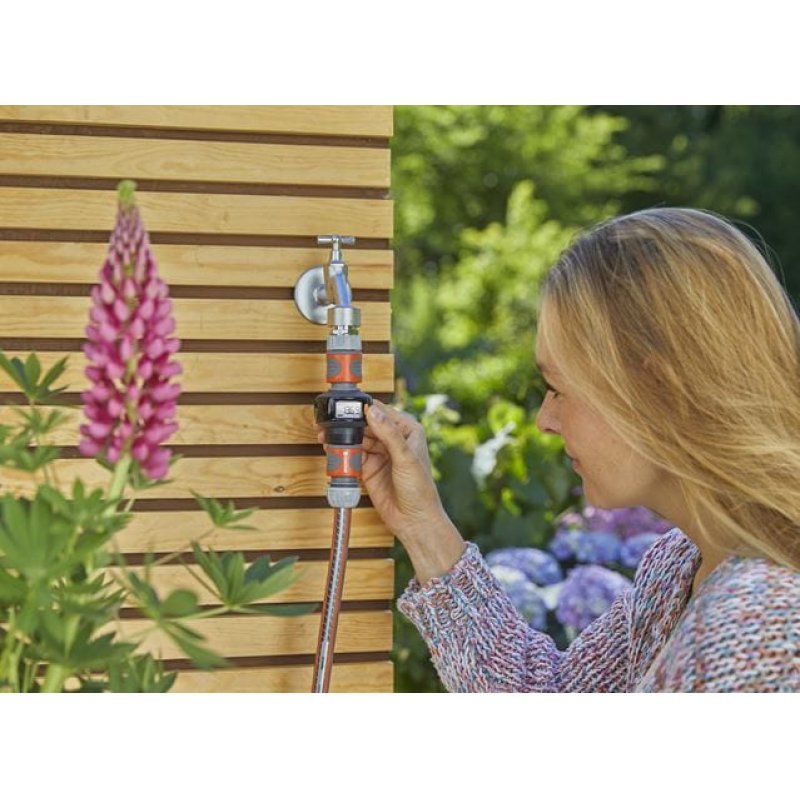 Gardena 18350-20 raccord des tuyaux d'eau Noir, Gris, Orange 1 pièce(s)