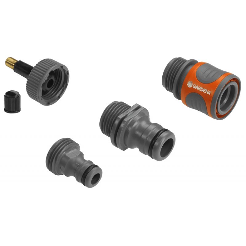Gardena 2770-20 raccord des tuyaux d'eau Gris, Orange 4 pièce(s)
