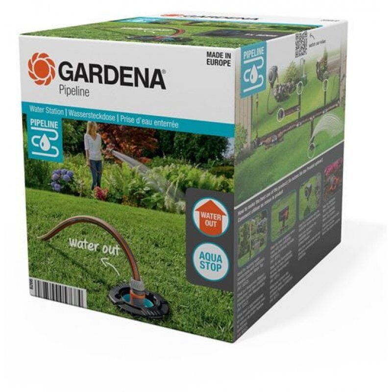 Gardena 8266-20 raccord des tuyaux d'eau Connecteur de robinet Noir, Bleu 1 pièce(s)