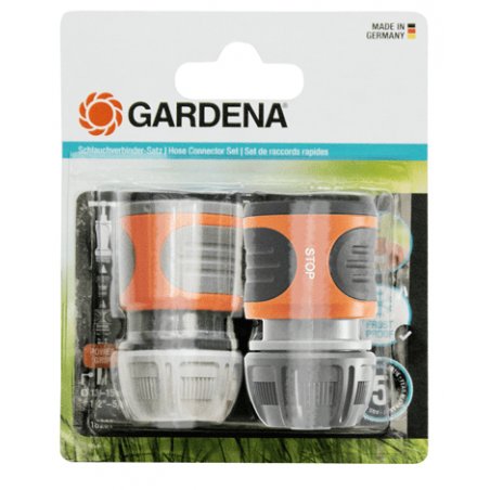 Gardena 18279-20 water hose fitting Hose connector Grey, Orange 2 pc(s)