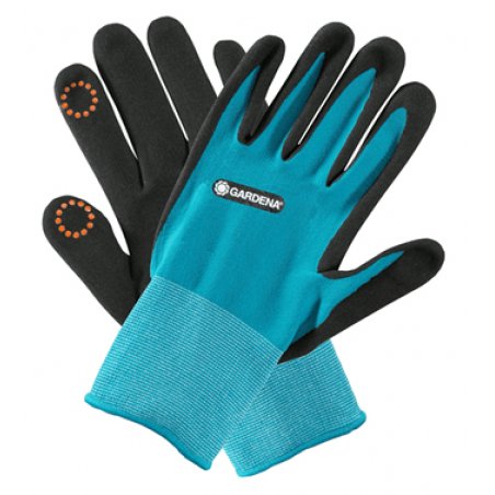 Gardena 11510-20 protective handwear Gardening gloves Black, Blue Elastane, Nitril, Polyester