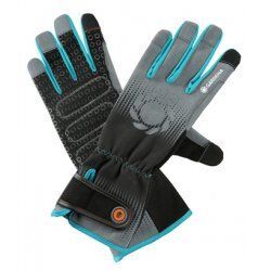 Gardena 11541-20 Gant de protection Gants de jardin Noir, Bleu, Gris Coton, Elastane, Nylon, Polyester, Polyuréthane