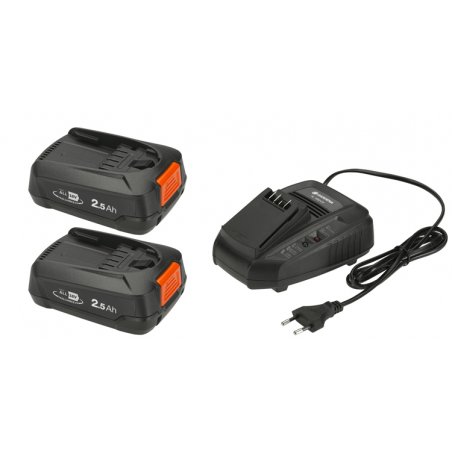 Gardena P4A 2 x PBA 18V/45 + AL 1830 CV Ensemble de batterie et de chargeur