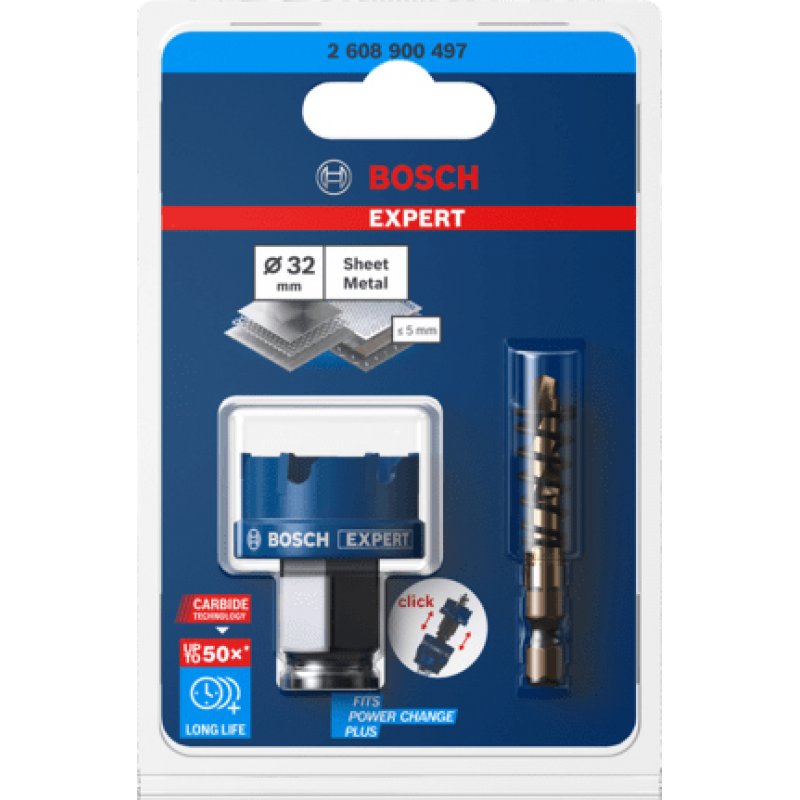 BOSCH Lochsäge Carbide SheetMetal 32mm | 2608900497 EXPERT RANGE