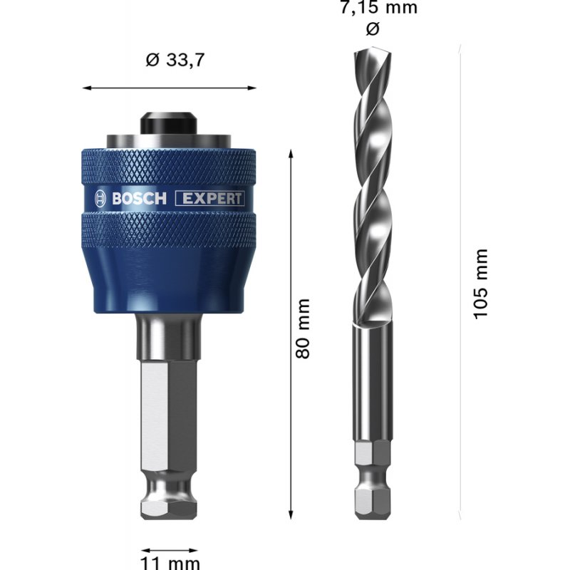 Bosch Expert 2 608 900 527 drill attachment accessory Hole saw adaptor