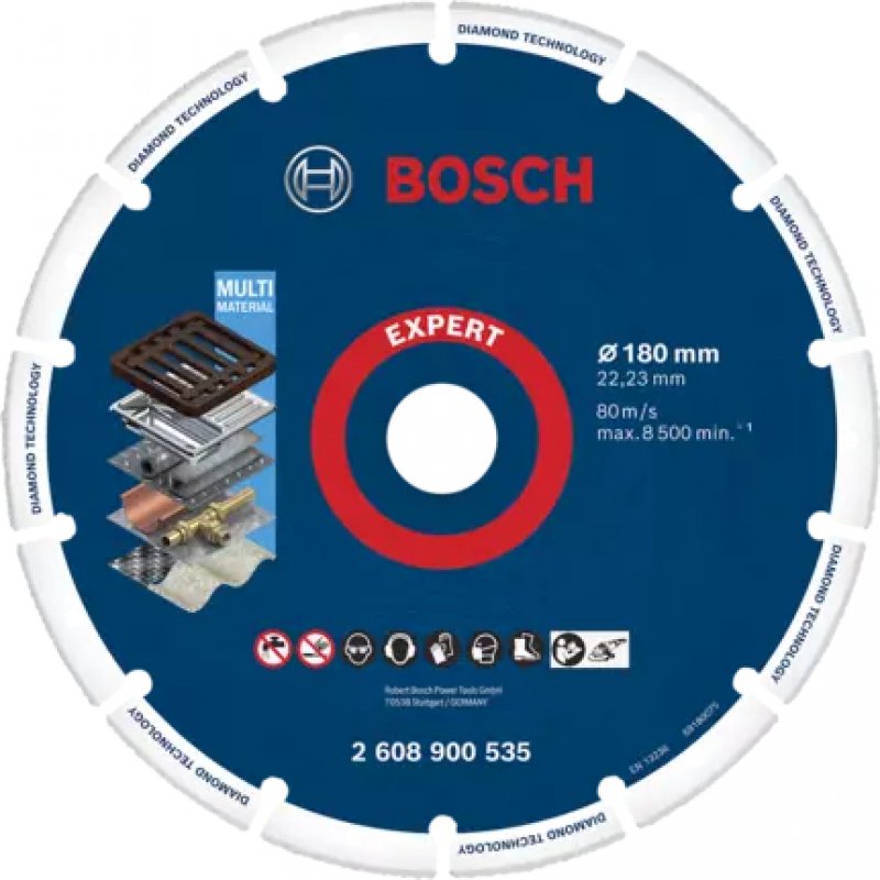 BOSCH Diamant Trennscheibe 180x22,23mm | 2608900535 EXPERT RANGE