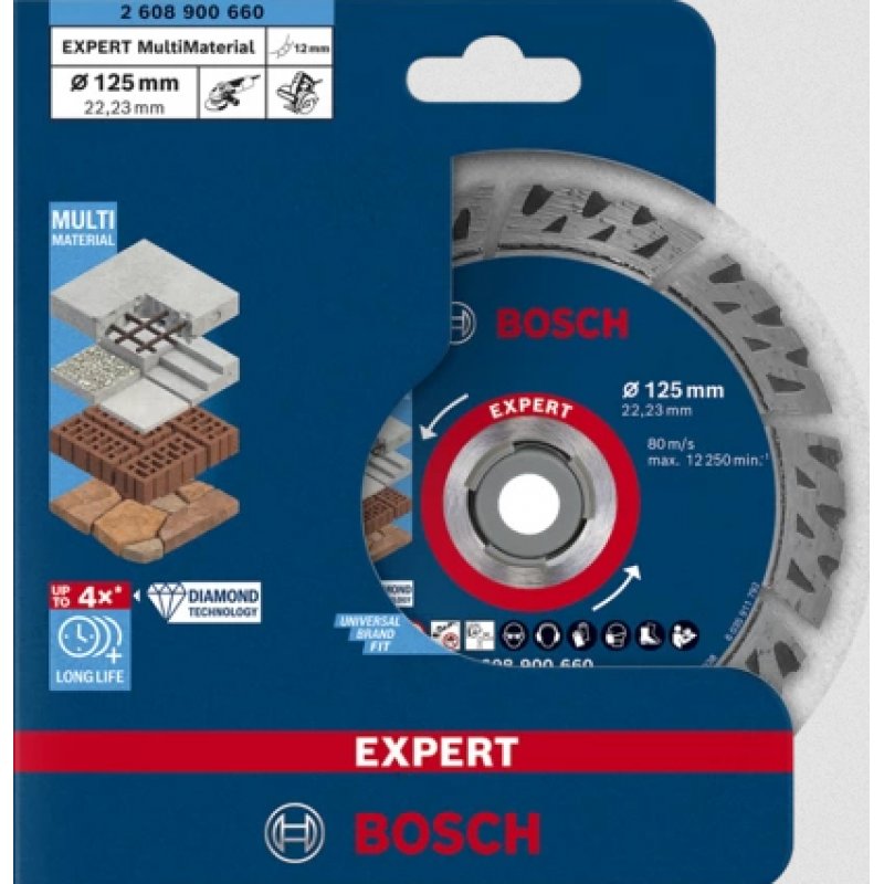 BOSCH MultiMat DIA TS 125x22.23x2.2x12mm | 2608900660 EXPERT RANGE