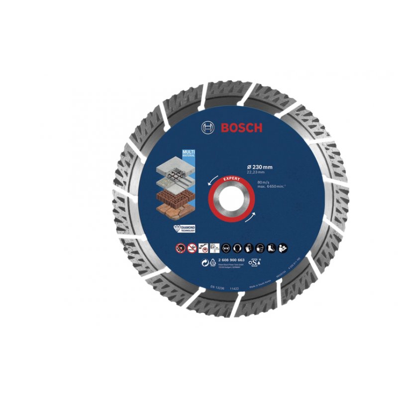 BOSCH MultiMat DIA TS 230x22.23x2.4x15mm | 2608900663 EXPERT RANGE