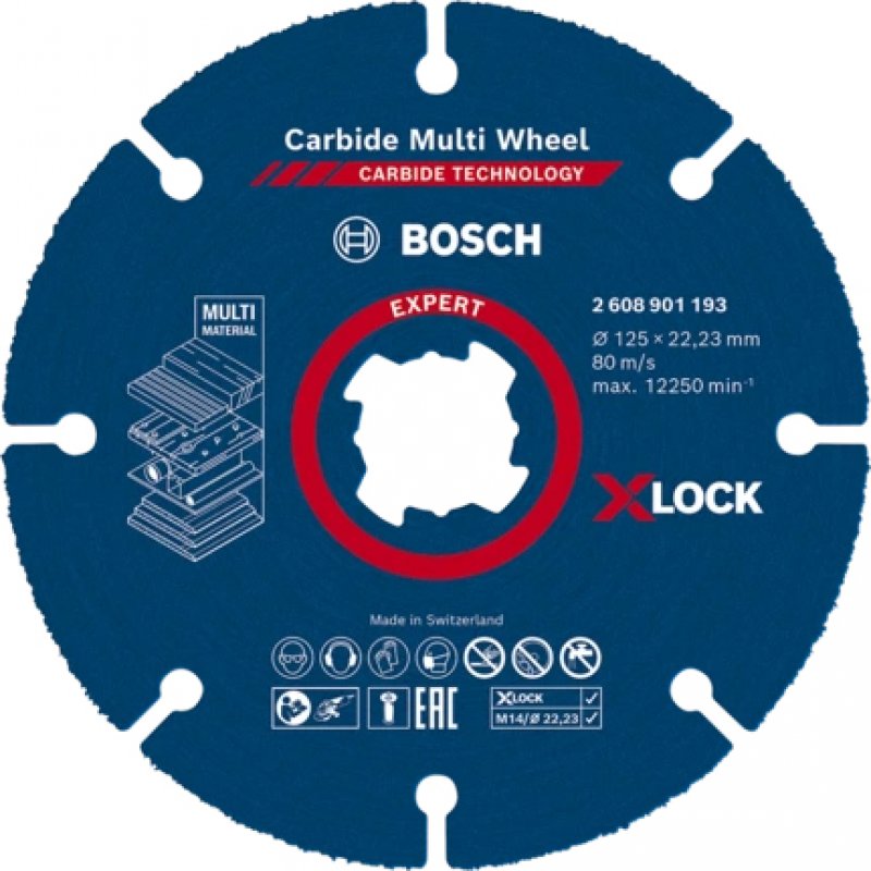 BOSCH X-LOCK CMW Trennscheibe 125x22,23 | 2608901193 EXPERT RANGE