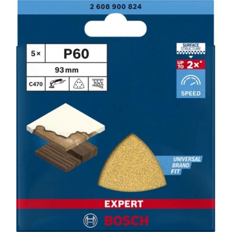 Bosch 2 608 900 824 rotary tool grinding/sanding supply Wood Sanding sheet