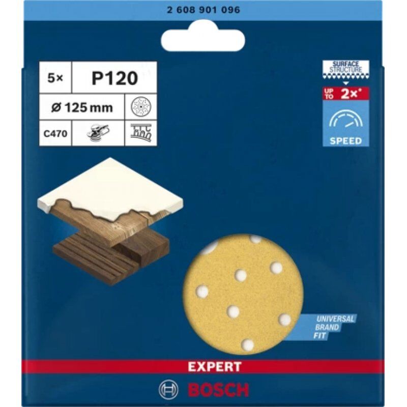 Bosch 2 608 901 096 fourniture de ponçage et de meulage rotatif Bois pâte sablée