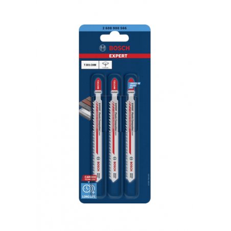 BOSCH Stichsägeblätter T301CHM 3St | 2608900566 EXPERT RANGE